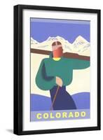 Colorado Ski-null-Framed Art Print