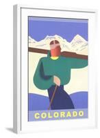 Colorado Ski-null-Framed Art Print