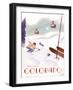 Colorado Skiing-Martin Wickstrom-Framed Giclee Print