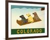 Colorado Sled Dogs-Stephen Huneck-Framed Premium Giclee Print