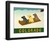 Colorado Sled Dogs-Stephen Huneck-Framed Premium Giclee Print