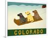 Colorado Sled Dogs-Stephen Huneck-Framed Giclee Print