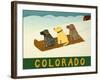 Colorado Sled Dogs-Stephen Huneck-Framed Giclee Print