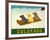 Colorado Sled Dogs-Stephen Huneck-Framed Giclee Print