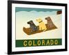 Colorado Sled Dogs-Stephen Huneck-Framed Giclee Print