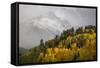 Colorado, Sneffels Range. Snow Clouds over Mt Sneffels at Sunset-Don Grall-Framed Stretched Canvas