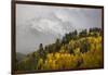 Colorado, Sneffels Range. Snow Clouds over Mt Sneffels at Sunset-Don Grall-Framed Photographic Print