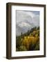 Colorado, Sneffels Range. Snow Clouds over Mt Sneffels at Sunset-Don Grall-Framed Photographic Print