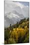 Colorado, Sneffels Range. Snow Clouds over Mt Sneffels at Sunset-Don Grall-Mounted Photographic Print