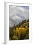 Colorado, Sneffels Range. Snow Clouds over Mt Sneffels at Sunset-Don Grall-Framed Photographic Print