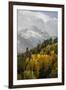 Colorado, Sneffels Range. Snow Clouds over Mt Sneffels at Sunset-Don Grall-Framed Premium Photographic Print