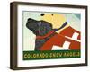 Colorado Snow Angels-Stephen Huneck-Framed Giclee Print