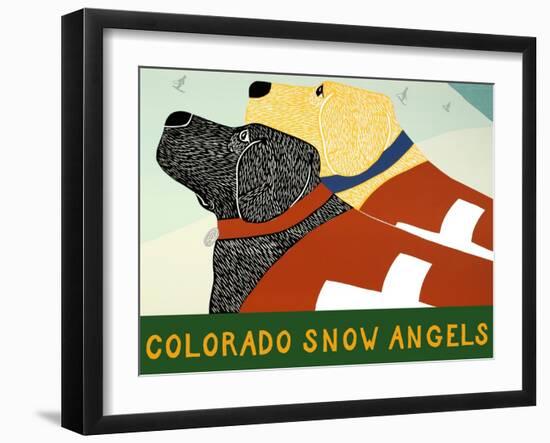 Colorado Snow Angels-Stephen Huneck-Framed Giclee Print