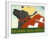 Colorado Snow Angels-Stephen Huneck-Framed Giclee Print