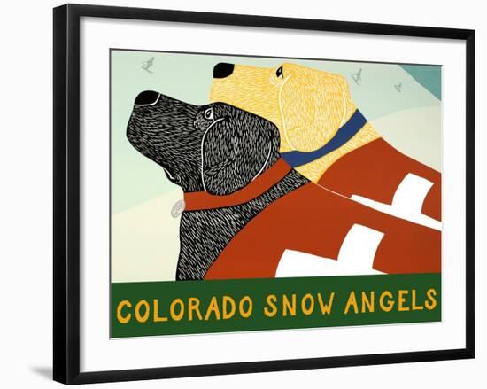 Colorado Snow Angels-Stephen Huneck-Framed Giclee Print