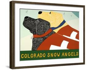 Colorado Snow Angels-Stephen Huneck-Framed Giclee Print