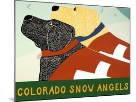 Colorado Snow Angels-Stephen Huneck-Mounted Giclee Print