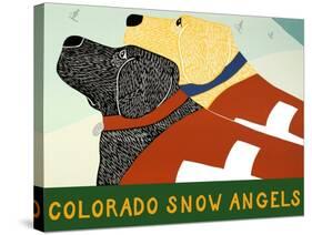 Colorado Snow Angels-Stephen Huneck-Stretched Canvas