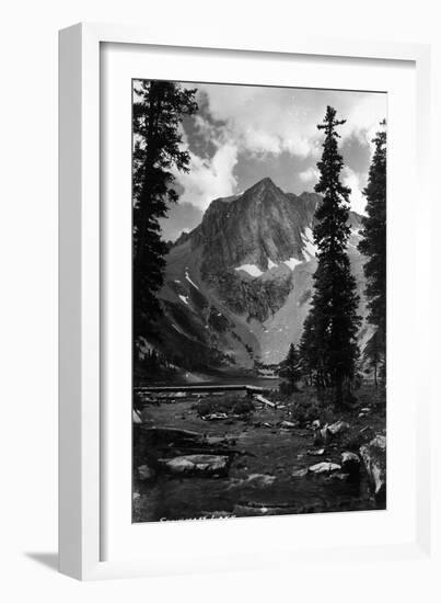 Colorado - Snowmass Lake-Lantern Press-Framed Art Print