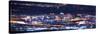 Colorado Springs at Night-duallogic-Stretched Canvas