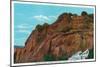 Colorado Springs, CO, View of North Gate Rock, Kissing Camels at Garden of the Gods-Lantern Press-Mounted Art Print