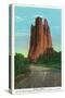 Colorado Springs, CO, View of the Tower of Babel Rock Formation, Garden of the Gods-Lantern Press-Stretched Canvas