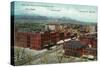 Colorado Springs, Colorado - Aerial View of Town, Alamo and Antlers Hotels-Lantern Press-Stretched Canvas