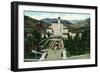 Colorado Springs, Colorado, Exterior View of the Front of the Broadmoor Hotel-Lantern Press-Framed Art Print