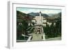 Colorado Springs, Colorado, Exterior View of the Front of the Broadmoor Hotel-Lantern Press-Framed Art Print