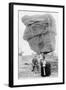 Colorado Springs, Colorado - Family Posing by Balanced Rock in Garden of Gods-Lantern Press-Framed Art Print