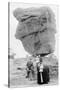 Colorado Springs, Colorado - Family Posing by Balanced Rock in Garden of Gods-Lantern Press-Stretched Canvas