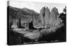 Colorado Springs, Colorado - Panoramic View of the Garden of the Gods, c.1948-Lantern Press-Stretched Canvas