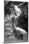 Colorado Springs, Colorado - South Cheyenne Canyon; Burro at Seven Falls-Lantern Press-Mounted Art Print