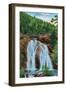 Colorado Springs, Colorado, View of Helen Hunt Falls in North Cheyenne Canyon-Lantern Press-Framed Art Print