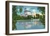Colorado Springs, Colorado, View of the Broadmoor Hotel Vista from the Lake-Lantern Press-Framed Art Print