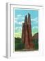Colorado Springs, Colorado, View of the Three Graces in the Garden of the Gods-Lantern Press-Framed Art Print