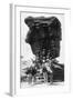 Colorado Springs, Colorado, View of Tourist at Balanced Rock, Ladies on Burros-Lantern Press-Framed Art Print