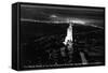 Colorado Springs, Colorado - Will Rogers Shrine of the Sun on Cheyenne Mt at Night-Lantern Press-Framed Stretched Canvas