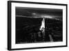 Colorado Springs, Colorado - Will Rogers Shrine of the Sun on Cheyenne Mt at Night-Lantern Press-Framed Art Print