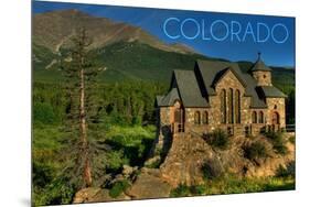 Colorado - St. Malos Chapel-Lantern Press-Mounted Art Print