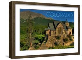 Colorado - St. Malos Chapel-Lantern Press-Framed Art Print