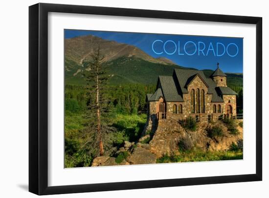 Colorado - St. Malos Chapel-Lantern Press-Framed Art Print