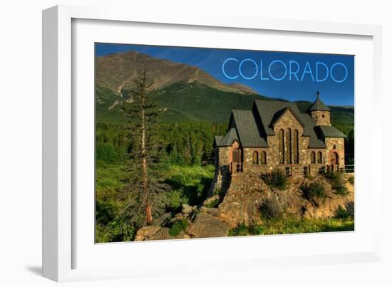 Colorado - St. Malos Chapel-Lantern Press-Framed Art Print