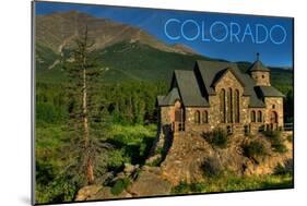 Colorado - St. Malos Chapel-Lantern Press-Mounted Art Print