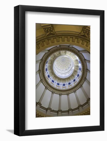 Colorado State Capitol Building, Denver, Colorado, USA-Walter Bibikow-Framed Photographic Print