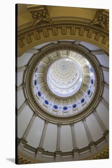 Colorado State Capitol Building, Denver, Colorado, USA-Walter Bibikow-Stretched Canvas