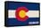 Colorado State Flag-Lantern Press-Framed Stretched Canvas