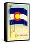 Colorado State Flag-null-Framed Stretched Canvas