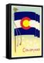 Colorado State Flag-null-Framed Stretched Canvas