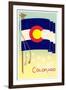 Colorado State Flag-null-Framed Art Print